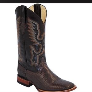 Ferrini Lizard Teju Boots size 12